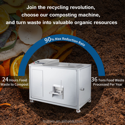 Garbage Disposer Compost Maker Machine Commercial Food Waste Disposer