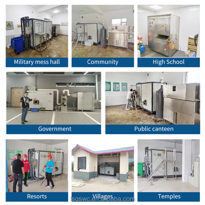 Turn Waste to Organic Compost Commercial Garbage Disposal Compost Making Machines Automatic Food Waste Composting Machine