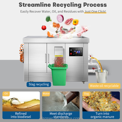 Food Waste Machine Garbage Disposerl for Restaurant Commercial Food Waste Disposer