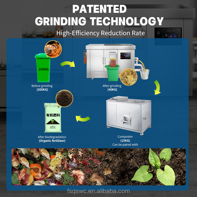 Food Waste Machine Garbage Disposerl for Restaurant Commercial Food Waste Disposer