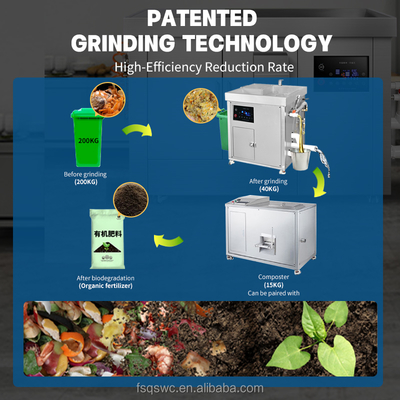 Food Waste Recycling Kitchen Equipment Garbage Disposal Machine