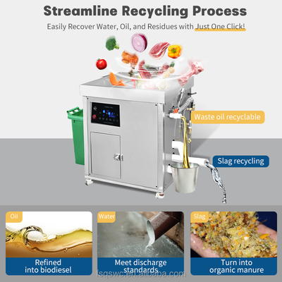 Garbage Disposal Machine Fully Automatic Food Waste Machine Commercial Food Waste Disposer